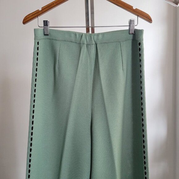 MISOOK Color Block Striped Knit Top 2 Piece Tunic and Pants Set (Size: Large) - Picture 6 of 16